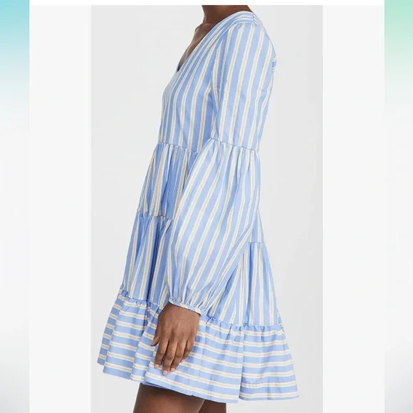 En Saison Women’s Striped Tiered Dress - Picture 3 of 5